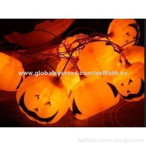 Hallowmas Decorated LED String Lights with Shape Decoration, 0.6W Rated Power